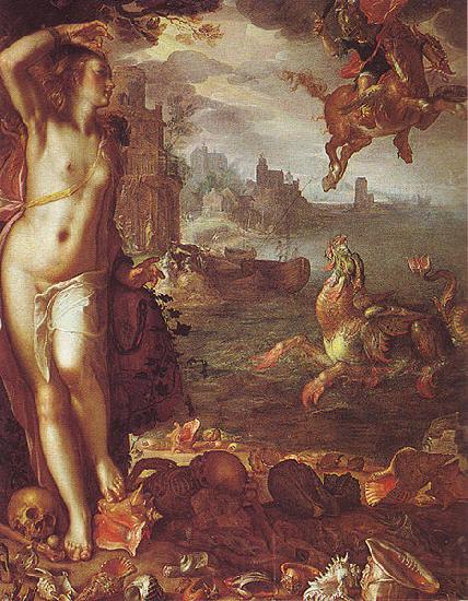 Joachim Wtewael Perseus and Andromeda Norge oil painting art